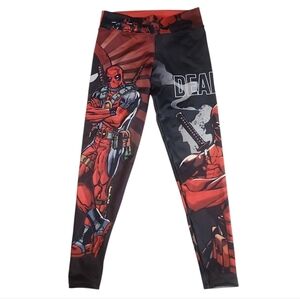 Deadpool Graphic Superhero Leggings - Unisex